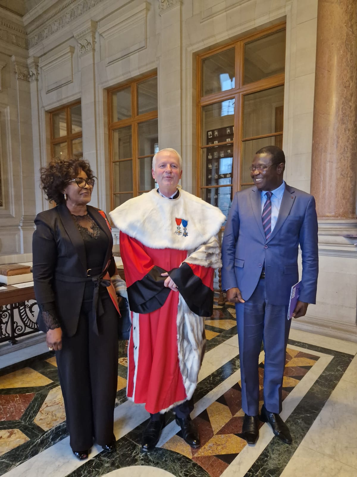 Le Président de la Cour suprême du Bénin, Président du conseil d'administration de l'AA-HJF, invité à la rentrée judiciaire de La Cour de cassation de France.  